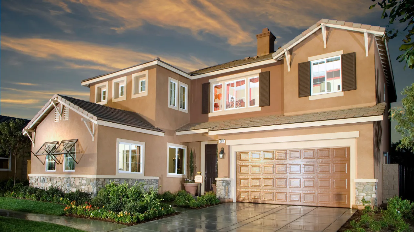 Room addition project in Los Angeles showing an expanded home exterior with added living space and updated residential design.