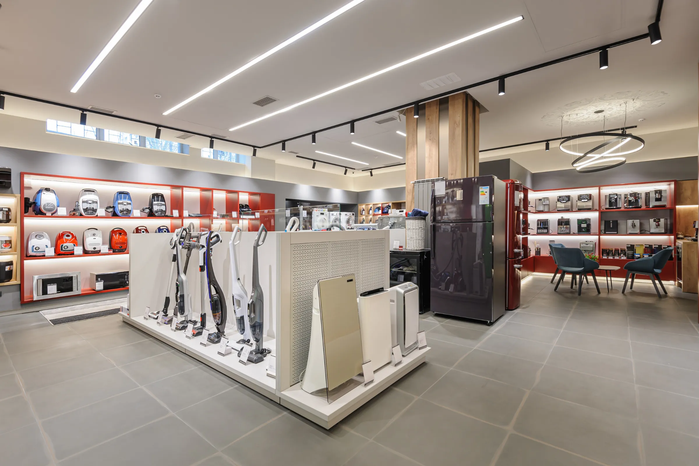 Commercial remodeling in Los Angeles featuring an updated storefront exterior, glass entry, modern business space, improved curb appeal, and customer-focused renovation planning